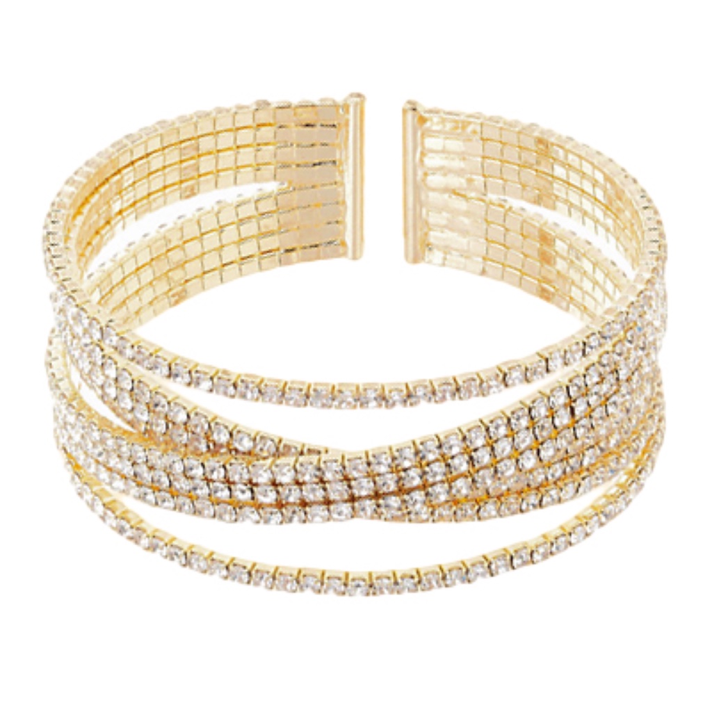 8 Line Crystal Bracelet 121$